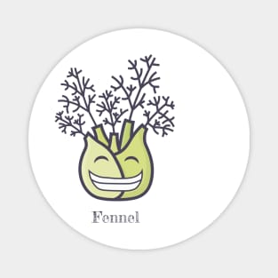 Happy Fennel Magnet